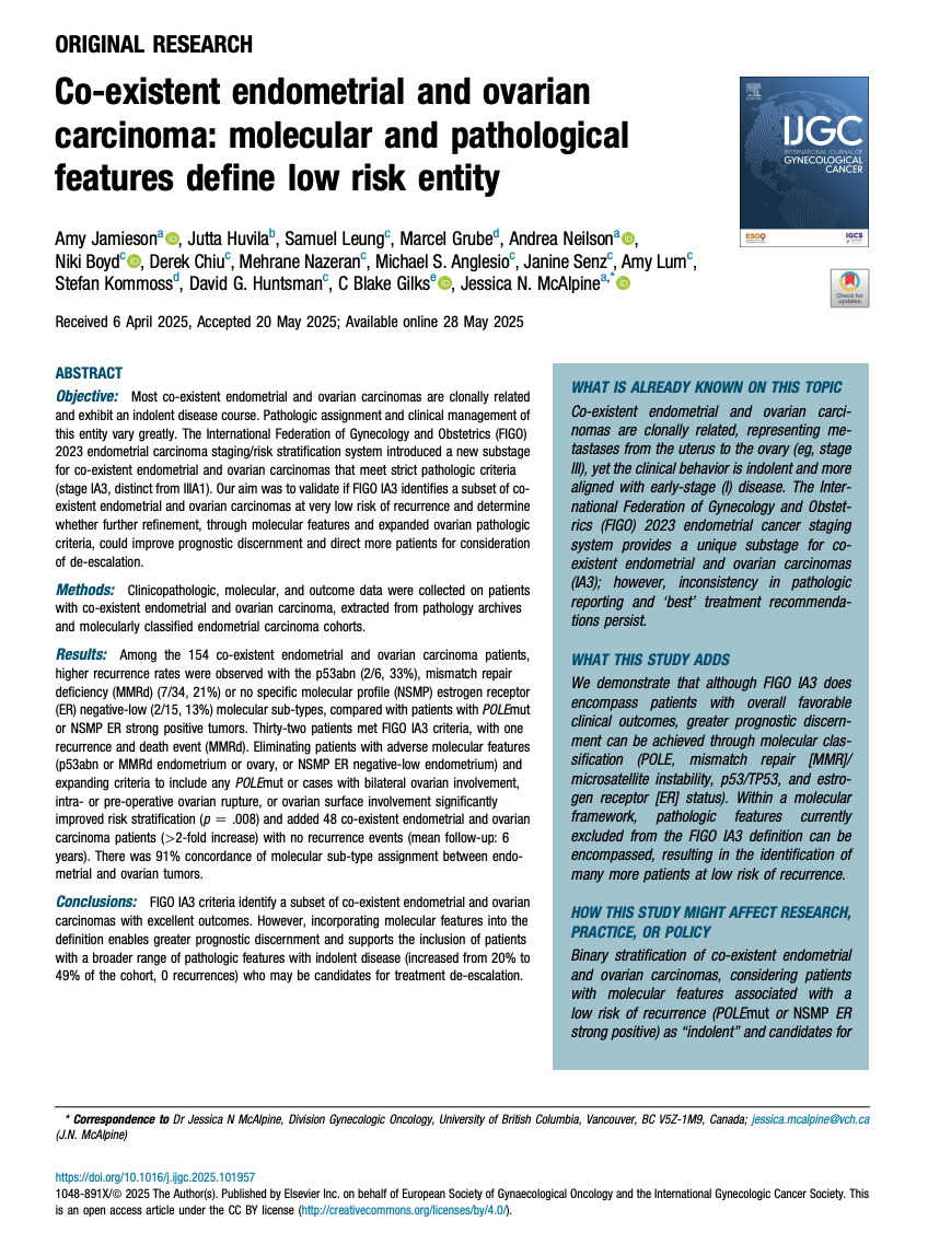 First page of the Jamieson et al. 2025 study